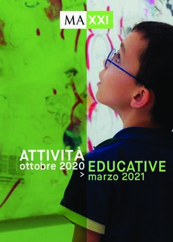 ATTIVIT&Agrave; ottobre 2020 - EDUCATIVE - Maxxi