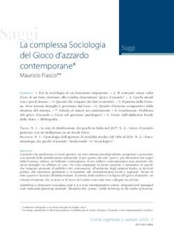 La complessa Sociologia del Gioco d'azzardo contemporane