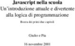 Javascript nella scuola - Un'introduzione attuale e divertente alla logica di programmazione