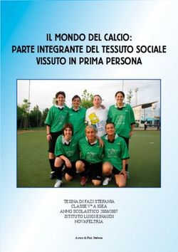 IL MONDO DEL CALCIO: PARTE INTEGRANTE DEL TESSUTO SOCIALE VISSUTO IN PRIMA PERSONA - TESINA DI FAZI STEFANIA CLASSE V A IGEA ANNO SCOLASTICO ...