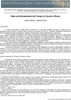 Note sull'allineamento del Tempio di Venere e Roma