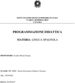 PROGRAMMAZIONE DIDATTICA MATERIA: LINGUA SPAGNOLA - is carlo ...
