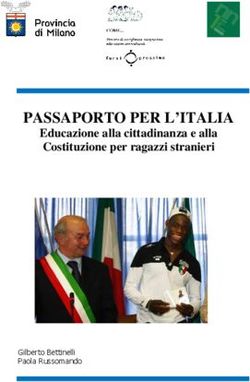 PASSAPORTO PER L'ITALIA - Educazione alla cittadinanza e alla Costituzione per ragazzi stranieri