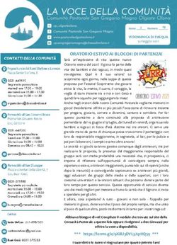 ORATORIO ESTIVO AI BLOCCHI DI PARTENZA! - Comunit&agrave; ...
