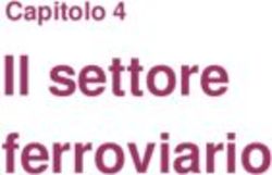 Il settore ferroviario - Regione Emilia Romagna