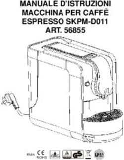 MANUALE D'ISTRUZIONI MACCHINA PER CAFFÈ ESPRESSO SKPM-D011 ART. 56855