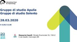 20 Gruppo di studio Apulia Gruppo di studio Salento 28.03.2020 h 9,00/13,00 Masseria Caselli Strada Provinciale 35, 72012 C.da Caselli ...