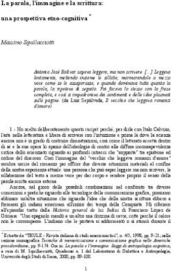 La parola, l'immagine e la scrittura: una prospettiva etno-cognitiva