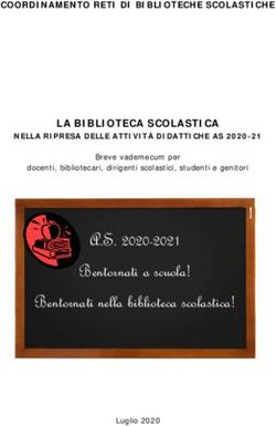 A.S. 2020-2021 Bentornati a scuola! Bentornati nella biblioteca scolastica! - TRL Piemonte