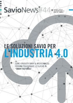 L'INDUSTRIA 4.0 COME I PRODOTTI SMART & INTERCONNESSI POSSONO TRASFORMARE LE FILATURE IN "SMART FACTORIES" - Savio Macchine Tessili