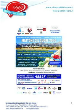 ASSOCIAZIONE ONLUS OLIMPIADI DEL CUORE - www.olimpiadidelcuore.it www.paolobrosio.it