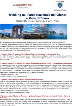 Trekking nel Parco Nazionale del Cilento e Vallo di Diano