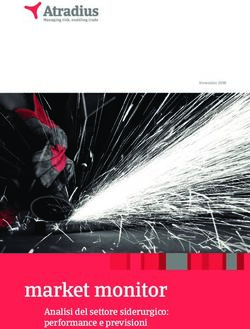 Market monitor Analisi del settore siderurgico: performance e previsioni - Atradius