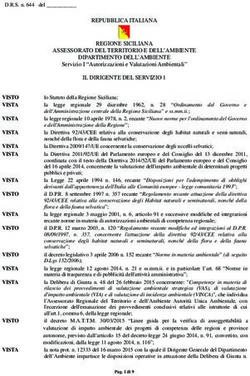 REPUBBLICA ITALIANA REGIONE SICILIANA ASSESSORATO DEL TERRITORIO E DELL'AMBIENTE DIPARTIMENTO DELL'AMBIENTE - Portale Valutazioni Ambientali