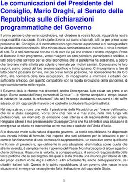 Le comunicazioni del Presidente del Consiglio, Mario Draghi, al Senato della Repubblica sulle dichiarazioni programmatiche del Governo