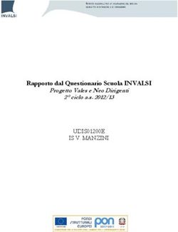 UDIS01200E IS V. MANZINI - Rapporto dal Questionario Scuola INVALSI Progetto Vales e Neo Dirigenti