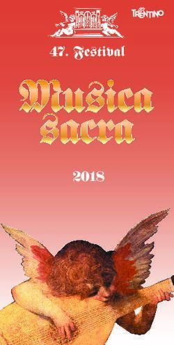 Festival 2018 - Festival di Musica Sacra