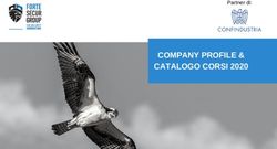 COMPANY PROFILE & CATALOGO CORSI 2020 - Partner di