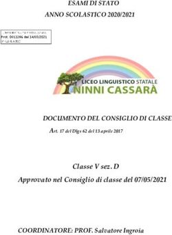 ESAMI DI STATO ANNO SCOLASTICO 2020/2021 - DOCUMENTO DEL CONSIGLIO DI ...