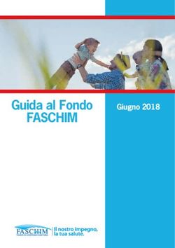 FASCHIM Guida al Fondo - Giugno 2018