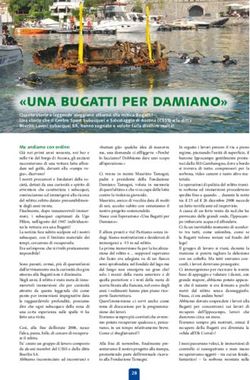 "UNA BUGATTI PER DAMIANO" - SUSV