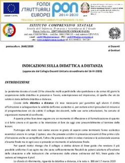 INDICAZIONI SULLA DIDATTICA A DISTANZA - (approvate dal Collegio Docenti Unitario straordinario del 16-IV-2020) - Istituto Comprensivo ...