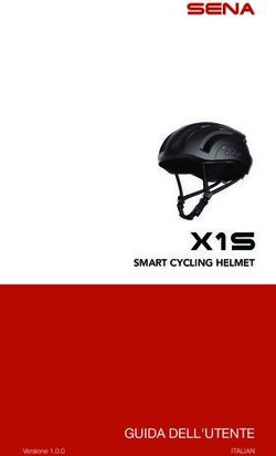 GUIDA DELL'UTENTE ITALIAN - SMART CYCLING HELMET - Sena
