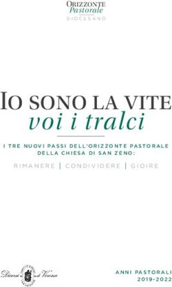 Io sono la vite voi i tralci - Unità Pastorale mons. Giuseppe Carraro