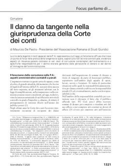 Il danno da tangente nella giurisprudenza della Corte dei conti