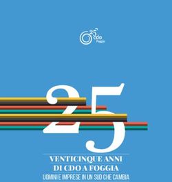 VENTICINQUE ANNI DI CDO A FOGGIA - UOMINI E IMPRESE IN UN SUD CHE CAMBIA