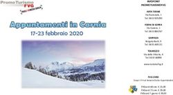 17-23 febbraio 2020 - Comune di Tolmezzo