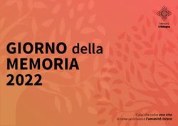 MEMORIA 2022 GIORNO della - Colui che salva una vita &egrave; come se salvasse l'umanit&agrave; intera - Unibo Magazine