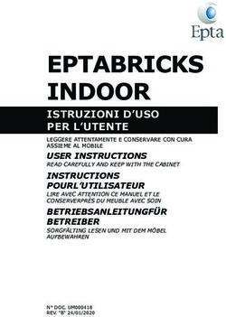 EPTABRICKS INDOOR ISTRUZIONI D'USO PER L'UTENTE - Costan