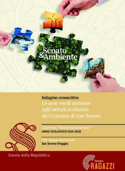 Le aree verdi annesse agli istituti scolastici del Comune di San Severo - Indagine conoscitiva