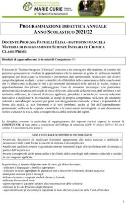 ANNO SCOLASTICO 2021/22 - PROGRAMMAZIONE DIDATTICA ANNUALE - MCurie