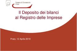 Il Deposito dei bilanci al Registro delle Imprese - Prato, 12 Aprile 2019