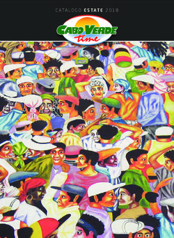 CATALOGO ESTATE 2018 - CaboVerdeTime