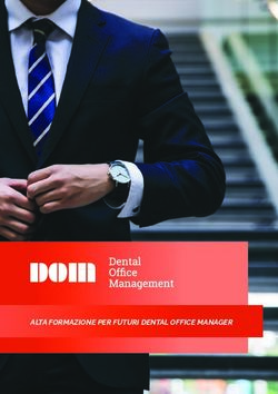 ALTA FORMAZIONE PER FUTURI DENTAL OFFICE MANAGER