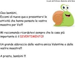 Ciao bambini, Eccomi di nuovo qua a presentarvi le attivit&agrave; che hanno pensato le vostre maestre per Voi Mi raccomando ricordatevi sempre che la ...