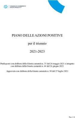 PIANO DELLE AZIONI POSITIVE - per il triennio 2021-2023