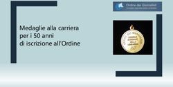 MEDAGLIE ALLA CARRIERA PER I 50 ANNI DI ISCRIZIONE ALL'ORDINE - ODG-MI