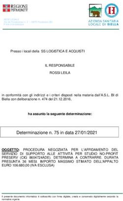 Determinazione n. 75 in data 27/01/2021 - ASL Biella