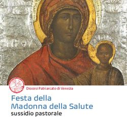 Festa della Madonna della Salute - sussidio pastorale Diocesi Patriarcato di Venezia