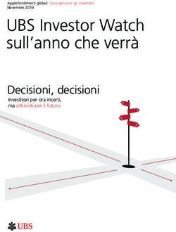 UBS Investor Watch sull'anno che verrà - Decisioni, decisioni Investitori per ora incerti, ma ottimisti per il futuro