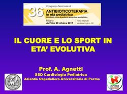 IL CUORE E LO SPORT IN ETA' EVOLUTIVA - Prof. A. Agnetti - MCA Scientific Events