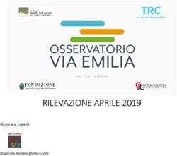 RILEVAZIONE APRILE 2019 - Ricerca a cura di