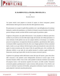 IL BAMBINO NELLA FILIERA PROCREATICA - CNR Solar