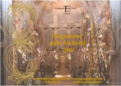 Programma delle Festivit&agrave; 2019 - Ca' Sagredo Hotel