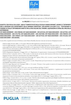 DETERMINAZIONE DEL DIRETTORE GENERALE