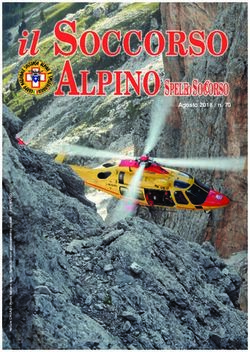 Agosto 2018 / n. 70 - Sasc | Soccorso Alpino e Speleologico Calabria